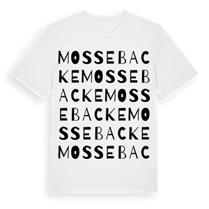 Mosse backe ordlek t-shirt – ekologisk bomull t-shirt från Pinshirt