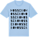 Blue Soul t-shirt med Mossebo ordlek t-shirt