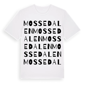 Mossedalen ordlek t-shirt – ekologisk bomull t-shirt från Pinshirt