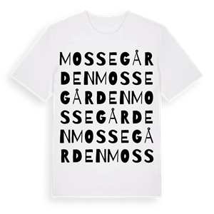 Mossegården ordlek t-shirt – ekologisk bomull t-shirt från Pinshirt
