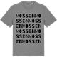Mid Heather Gray t-shirt med Mossen ordlek t-shirt