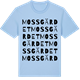 Blue Soul t-shirt med Mossgärdet ordlek t-shirt