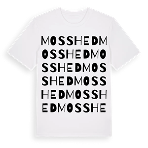 Mosshed ordlek t-shirt – ekologisk bomull t-shirt från Pinshirt