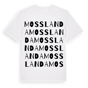 Mosslanda ordlek t-shirt – ekologisk bomull t-shirt från Pinshirt