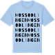 Blue Soul t-shirt med Mossodlingen ordlek t-shirt