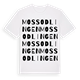 Mossodlingen ordlek t-shirt