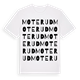 Moterud ordlek t-shirt