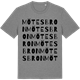 Mid Heather Gray t-shirt med Mötesbron ordlek t-shirt