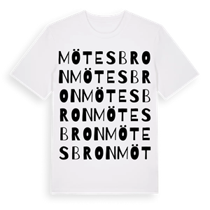 Mötesbron ordlek t-shirt – ekologisk bomull t-shirt från Pinshirt