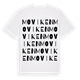 White t-shirt med Moviken ordlek t-shirt