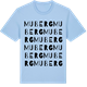 Blue Soul t-shirt med Muberg ordlek t-shirt