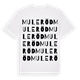 Muleröd ordlek t-shirt