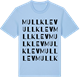 Blue Soul t-shirt med Mullklev ordlek t-shirt
