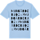 Blue Soul t-shirt med Mungärderud 2:7 ordlek t-shirt