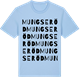Blue Soul t-shirt med Mungseröd ordlek t-shirt
