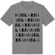 Mid Heather Gray t-shirt med Munkarna ordlek t-shirt