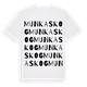 Munkaskog ordlek t-shirt