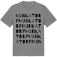 Mid Heather Gray t-shirt med Munkatorp ordlek t-shirt