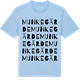 Blue Soul t-shirt med Munkegärde ordlek t-shirt