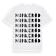 Munkeröd ordlek t-shirt