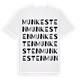 Munkesten ordlek t-shirt