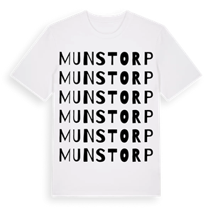 Munstorp ordlek t-shirt – ekologisk bomull t-shirt från Pinshirt