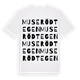 Muserödtegen ordlek t-shirt