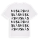 Muskås ordlek t-shirt