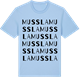 Blue Soul t-shirt med Mussla ordlek t-shirt