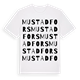 Mustadfors ordlek t-shirt