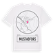 White t-shirt med Mustadfors t-shirt