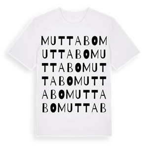 Muttabo ordlek t-shirt – ekologisk bomull t-shirt från Pinshirt