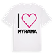 Jag älskar Myrama t-shirt stort tryck
