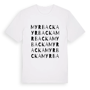 Myrbacka ordlek t-shirt – ekologisk bomull t-shirt från PinShirt