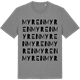 Mid Heather Gray t-shirt med Myren ordlek t-shirt