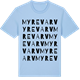 Blue Soul t-shirt med Myrevarv ordlek t-shirt