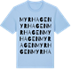 Blue Soul t-shirt med Myrhagen ordlek t-shirt