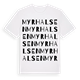 Myrhalsen ordlek t-shirt