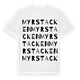 Myrstacken ordlek t-shirt