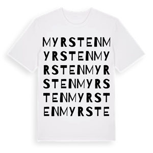 Myrsten ordlek t-shirt – ekologisk bomull t-shirt från Pinshirt