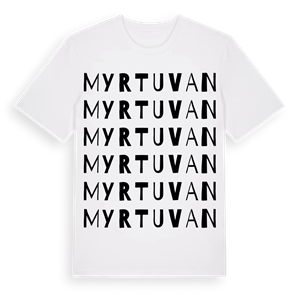 Myrtuvan ordlek t-shirt – ekologisk bomull t-shirt från Pinshirt