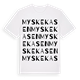 Myskekasen ordlek t-shirt