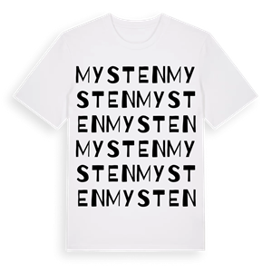 Mysten ordlek t-shirt – ekologisk bomull t-shirt från Pinshirt