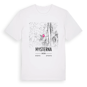 Mysterna karta t-shirt – ekologisk bomull t-shirt från Pinshirt