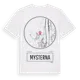 White t-shirt med Mysterna t-shirt