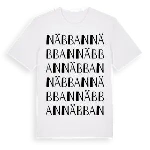 Näbban ordlek t-shirt – ekologisk bomull t-shirt från Pinshirt