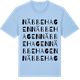 Blue Soul t-shirt med Näbbehagen ordlek t-shirt
