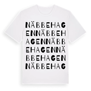 Näbbehagen ordlek t-shirt – ekologisk bomull t-shirt från Pinshirt
