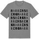 Mid Heather Gray t-shirt med Nabbensberg ordlek t-shirt