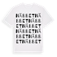 White t-shirt med Näbbet ordlek t-shirt